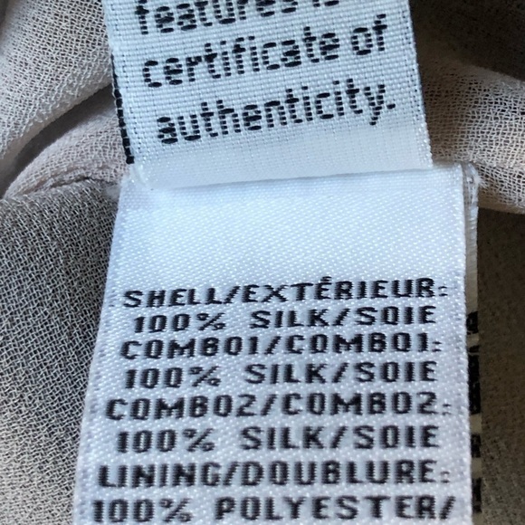 Diane Von Furstenberg Seraphina Silk Colorblock Blouse Size 4 - Picture 9 of 10